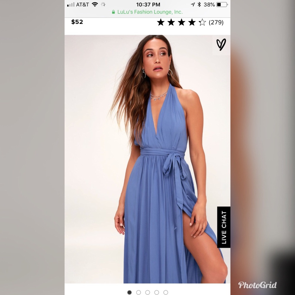 Maxi wrap dress